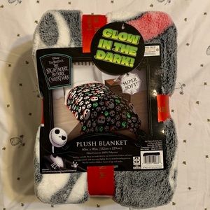 Jack Skellington Glow in the dark blanket.